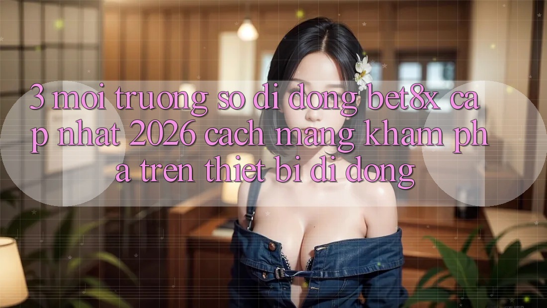 3. Môi trường số di động bet8x Cập Nhật 2026: Cách Mạng Khám phá Trên Thiết Bị Di Động 3. Môi trường số di động bet8x Cập Nhật 2026: Cách Mạng Khám phá Trên Thiết Bị Di Động