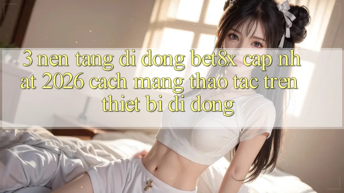 3. Nền tảng di động bet8x Cập Nhật 2026: Cách Mạng Thao tác Trên Thiết Bị Di Động