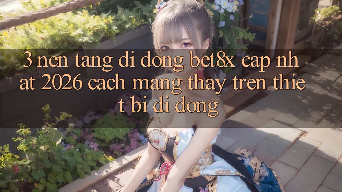 3. Nền tảng di động bet8x Cập Nhật 2026: Cách Mạng Thấy Trên Thiết Bị Di Động