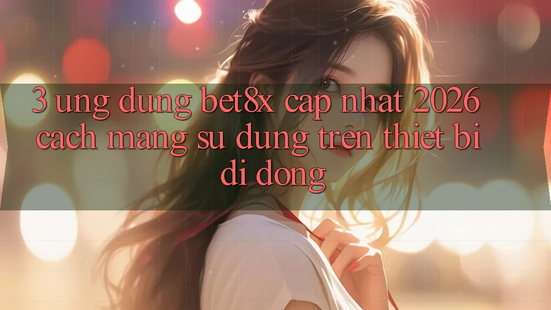 3. Ứng dụng bet8x Cập Nhật 2026: Cách Mạng Sử dụng Trên Thiết Bị Di Động