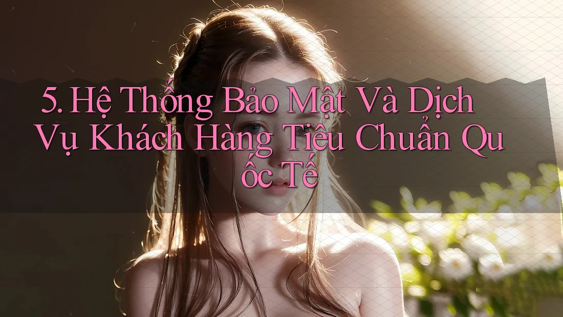 5. Hệ Thống Bảo Mật Và Dịch Vụ Khách Hàng Tiêu Chuẩn Quốc Tế 5. Hệ Thống Bảo Mật Và Dịch Vụ Khách Hàng Tiêu Chuẩn Quốc Tế