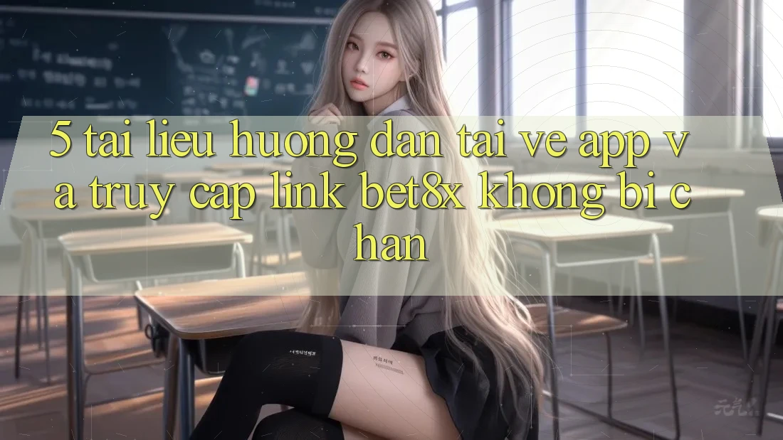 5. Tài liệu hướng dẫn Tải về App Và Truy Cập Link bet8x Không Bị Chặn