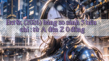 Bet8x (2026) bảng so sánh 5 tiêu chí từ A đến Z 0 đồng