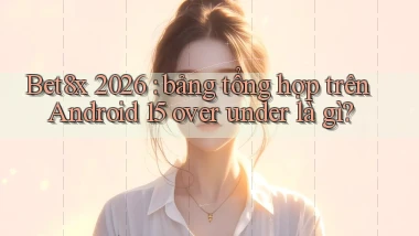 Bet8x 2026 bảng tổng hợp trên Android 15 over under là gì