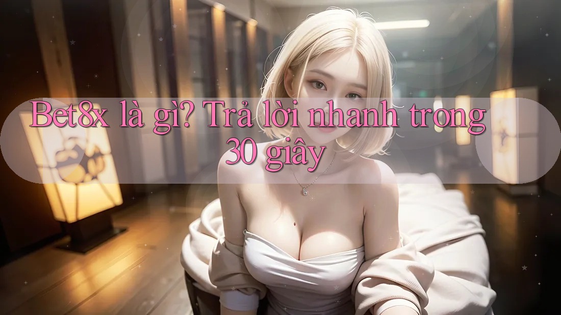 Bet8x là gì? Trả lời nhanh trong 30 giây