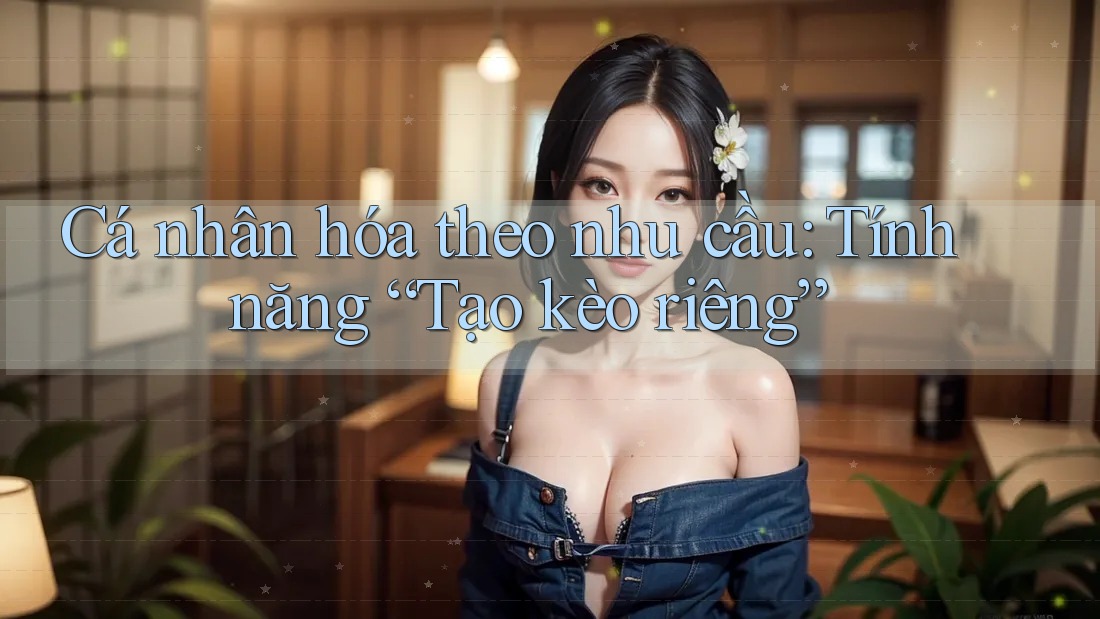 Cá nhân hóa theo nhu cầu: Tính năng “Tạo kèo riêng” Cá nhân hóa theo nhu cầu: Tính năng “Tạo kèo riêng”