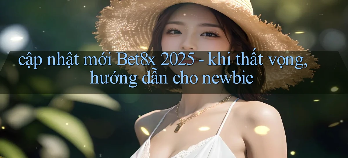 cập nhật mới Bet8x 2025   khi thất vọng, hướng dẫn cho newbie