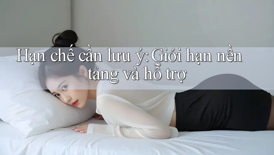 Hạn chế cần lưu ý: Giới hạn nền tảng và hỗ trợ