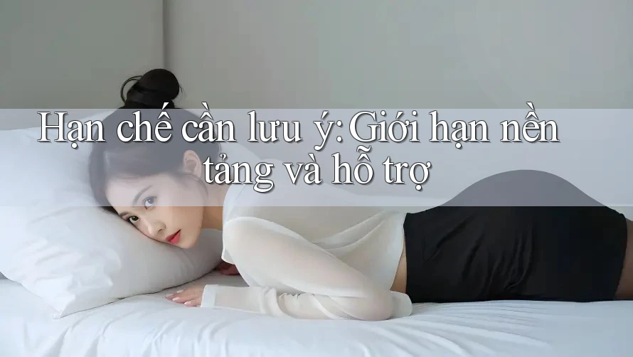 Hạn chế cần lưu ý: Giới hạn nền tảng và hỗ trợ