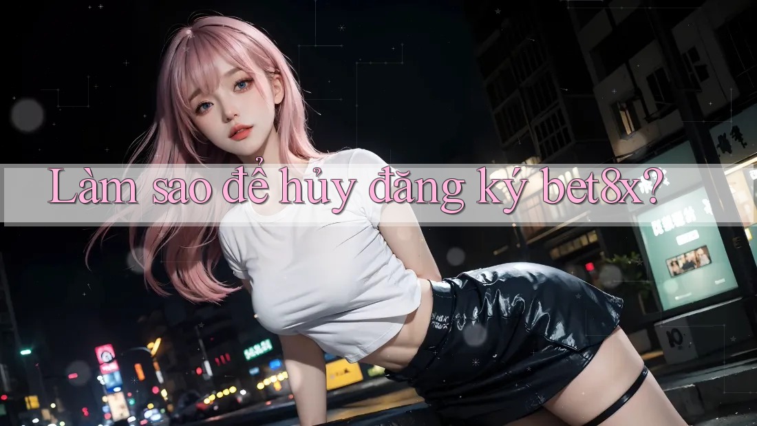 Làm sao để hủy đăng ký bet8x?