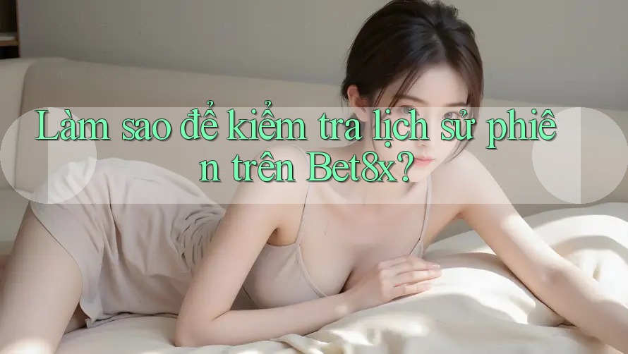 Làm sao để kiểm tra lịch sử phiên trên Bet8x?