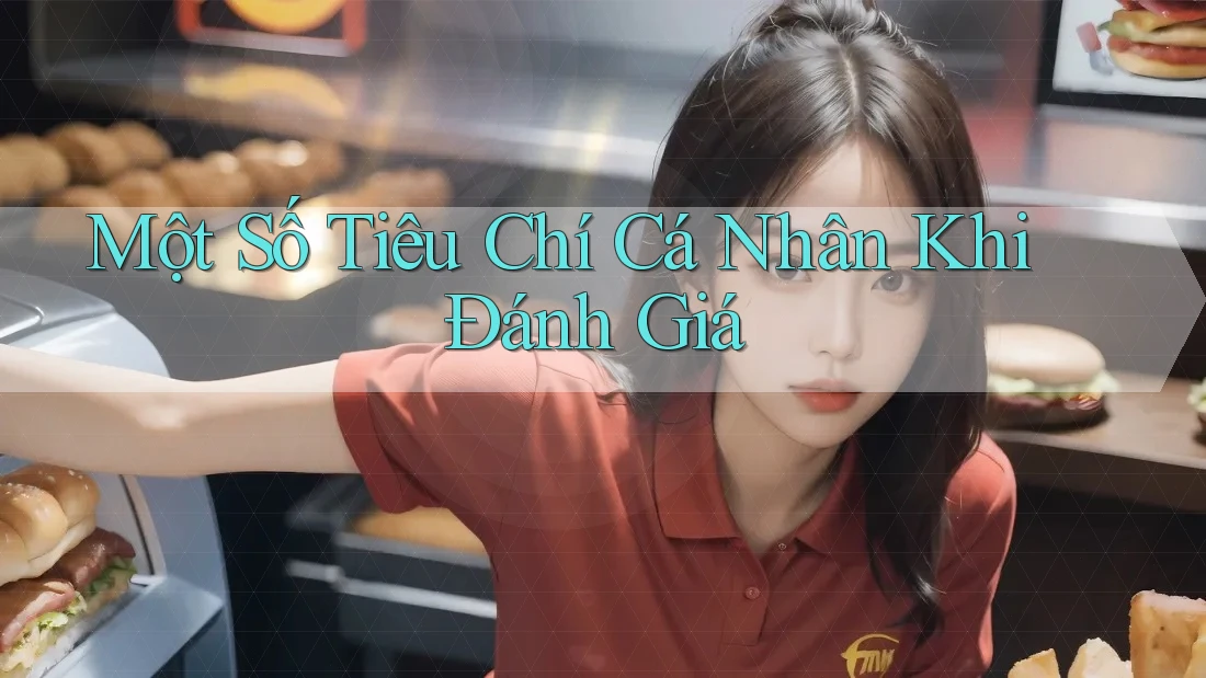 Một Số Tiêu Chí Cá Nhân Khi Đánh Giá