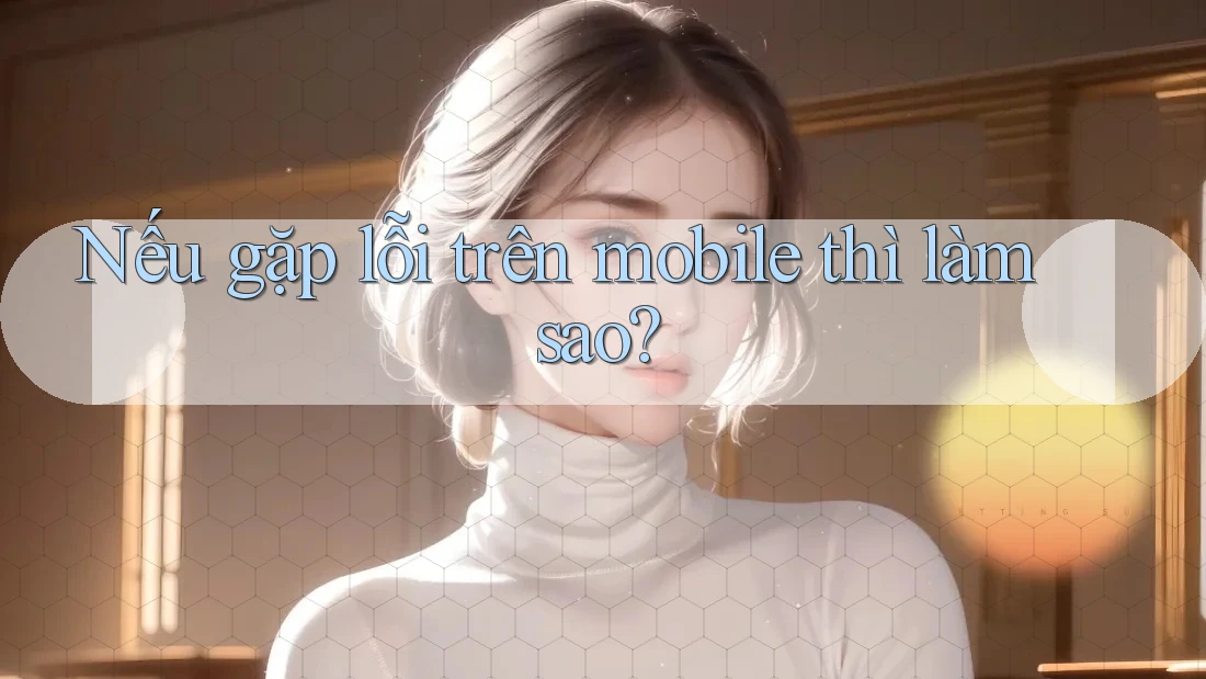 Nếu gặp lỗi trên mobile thì làm sao?