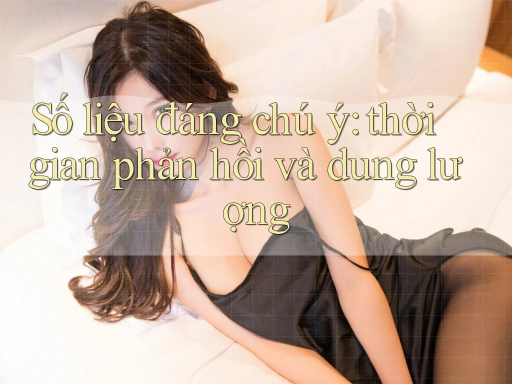 Số liệu đáng chú ý: thời gian phản hồi và dung lượng